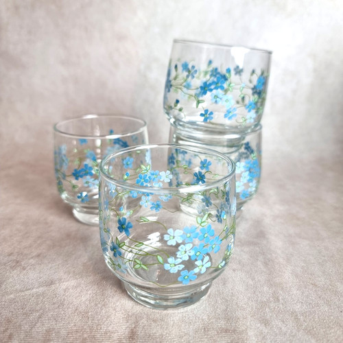 Lot verres vintage - lot,