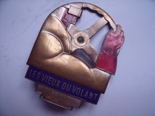 plaque badge de calandre "les