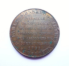 MONNERON 2 sols 1791