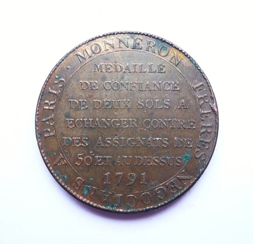Monneron sols 1791 - 2,