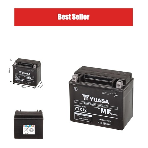 Yuasa ytx12 batterie moto - yuasa, 12v
