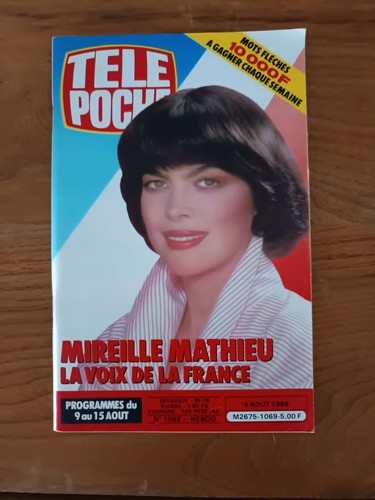 Télé poche aout 1986 - au,