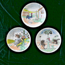 3 assiettes humour Benjamin