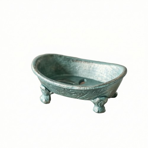 Porte savon fonte rustique - porte-savon, en