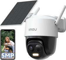 Imou 3K Caméra Surveillance WiFi Exterieure sans Fil Solaire avec Batterie 50...
