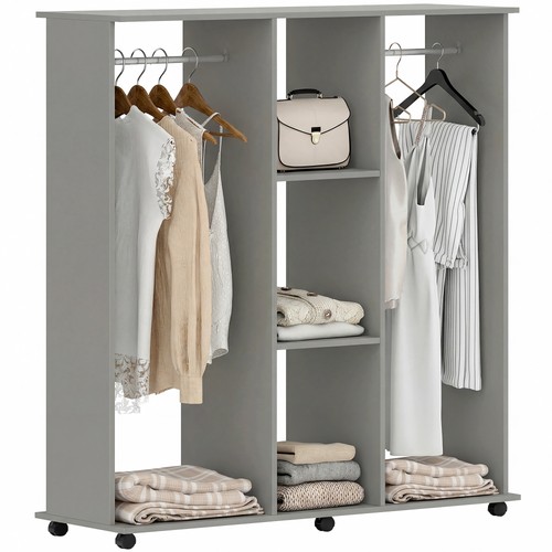 Homcom penderie 120x40x128cm - homcom,
