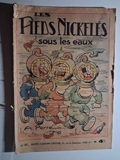 LES PIEDS NICKELES  N° 17  Sous les Eaux   juin 1938  Bon Etat