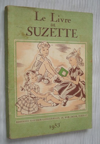 Livre suzette 1953 - livre,