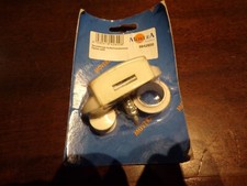 Verrou bouton blister blanc