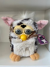 Peluche Figurine Parlante Furby Tiger Electronics 1999 avec TAG Etiquette 