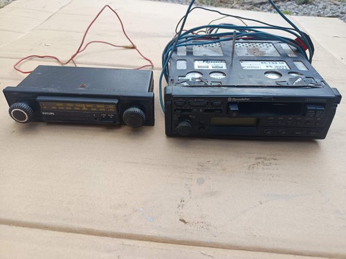 Vintage car radio - lot, philips