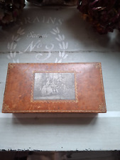 Ancienne boite En Cuir boite a