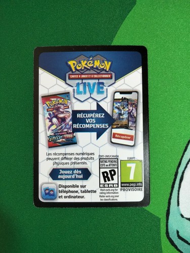 Carte pokémon code online - pokémon,
