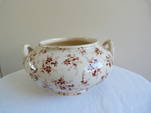 Sucrier faience sarreguemines - sucrier,