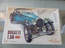 Lot de 2  maquettes / Bugatti t 50  Heller  1:24
