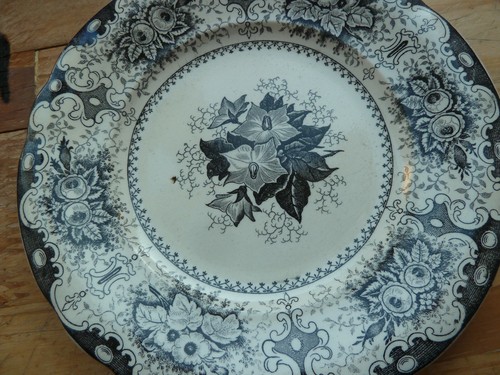Ancienne assiette creil - ancienne,