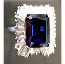  BAGUE *ARGENT 925 *BLEU