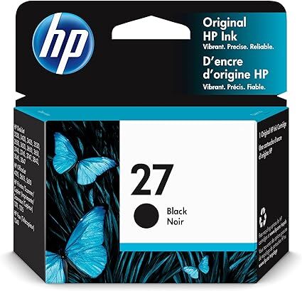 Cartouche encre noire - hp, 27