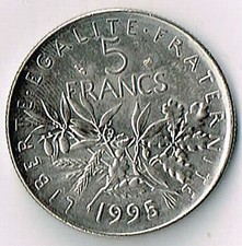 5 francs semeuse 1995