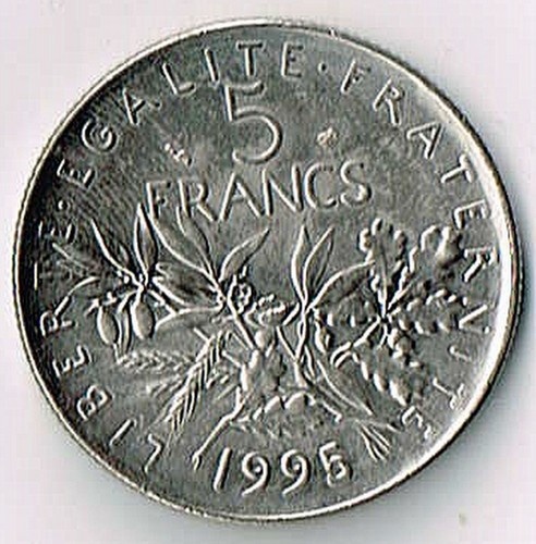 Francs semeuse 1995 - 5,