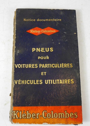 Ancienne notice pneu - notice,