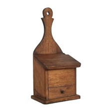 ANCIENNE BOITE A SEL EN BOIS