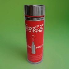 Superbe ancienne bouteille thermo coca cola 125eme anniversaire