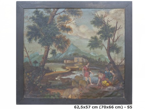 Ancienne tableau huile - ancienne, À