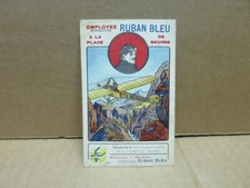 AVIATION AVIATEUR VEDRINES chromo pub margarine Ruban Bleu