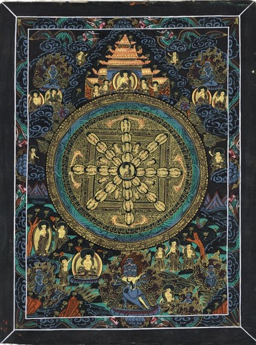 Népal thangka peinture - thangka,