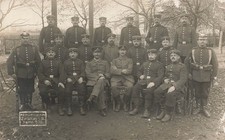 Carte photo soldats WW1 Saxe