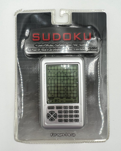 Electronic sudoku game - electronic,