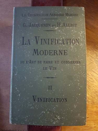 Livre vinification moderne - livre,