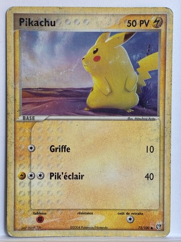 Pikachu 100 tempête de - pikachu,