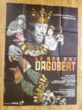 FERNANDEL Bon roi dagobert affiche cinema originale 160x120 cm '63