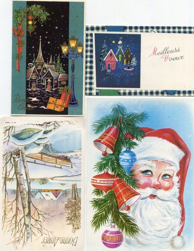 Lot cartes sur noël - lot, 4