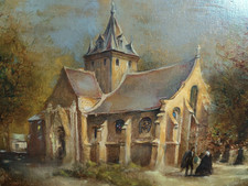 Tableau Ancien Peinture Huile