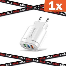 Chargeur Rapidement 3x Fiche Port USB 5V-3A Secteur Adaptateur Pour Gsm Tablette