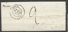 1849 Lettre Cursive 1 Poncin +