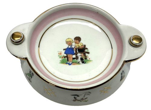 Ancienne assiette bouillie - ancienne,
