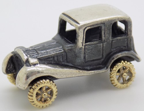 Voiture miniature argent 925 - miniature,