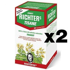 Lot de 2 boîtes de Tisane infusion Ernst Richter 40g - 100% à base de plantes...