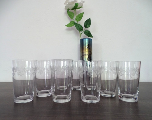 Verres gobelets cristal - 9,