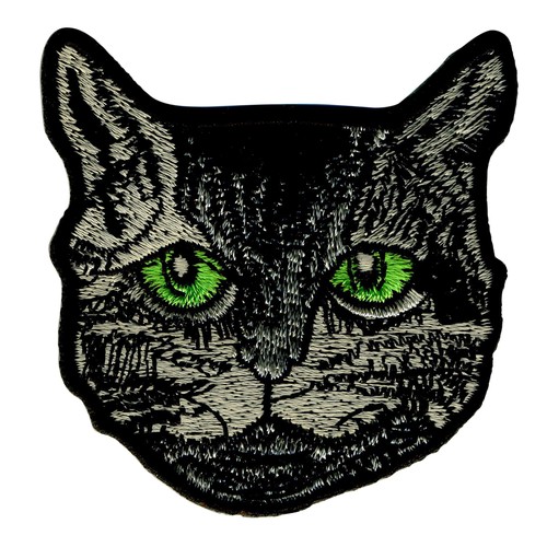 Patch ecusson tête de chat - patch,