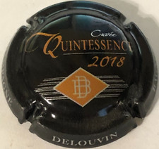 Capsule de Champagne DELOUVIN-BAGNOST (19c. Noir et orange 2018)