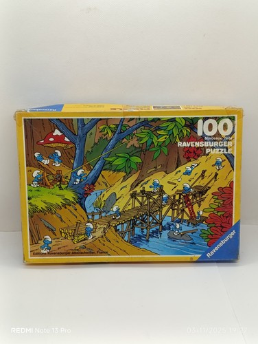 Puzzle les schtroumpfs 100