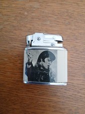 Ancien briquet TRABI  Effigie ELVIS PRESLEY années 70 collection.rare.(no Zippo)