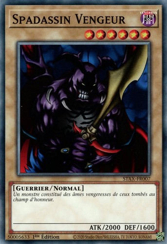 Spadassin vengeur - yu-gi-oh!,