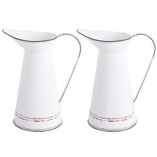 2pcs Vintage Metal Vase Vase