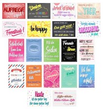 Lot de 20 cartes postales avec inscriptions en allemand – Cartes avec inscrip...